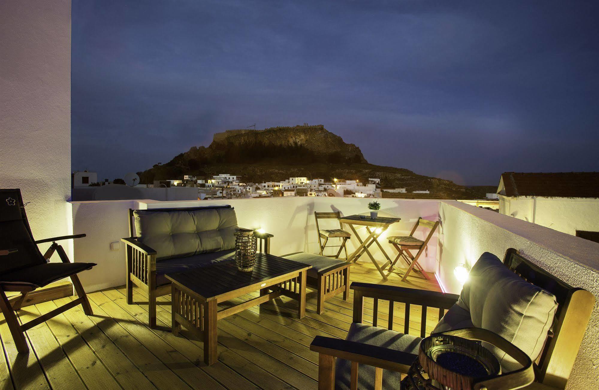 Lindos Boutique - Adults Only Apartment Exterior foto